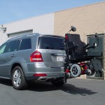 TRILIFT Classic-HD carrying A Quantum 6000z on A Mercedes GL450.