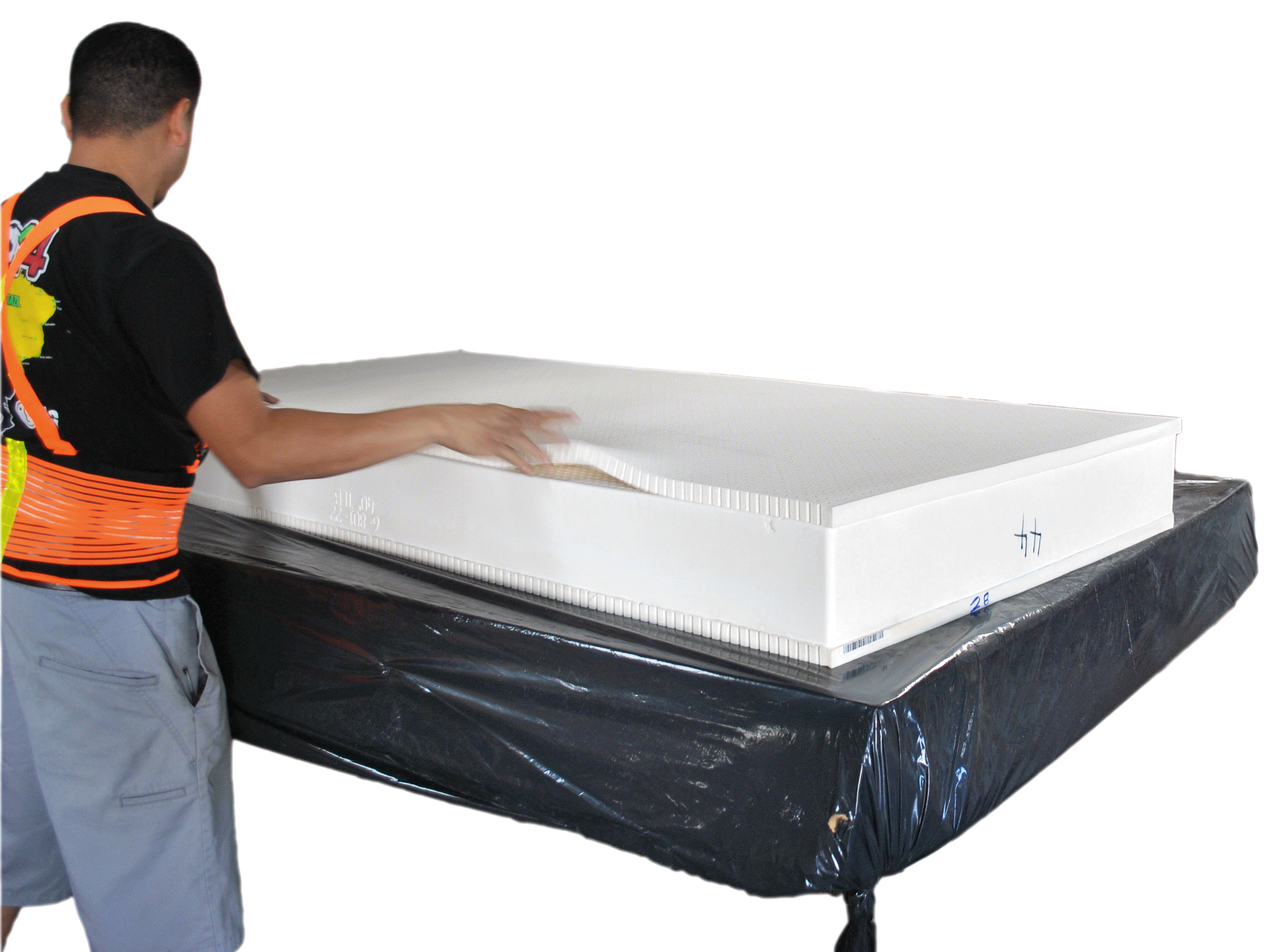 Kingsize HIGH-PROFILE phoenix Natural mattress organic latex foam mattress